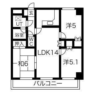 ノースピア菊水間取り