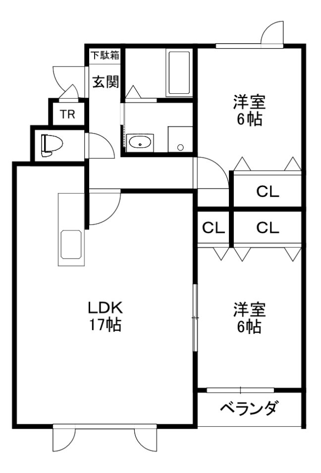 ソルシティパレス201間取り