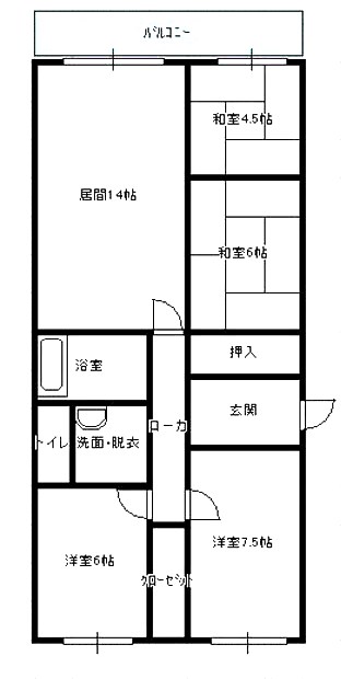 ファミール澄川　間取り